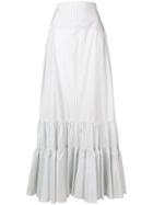 Calvin Klein 205w39nyc Tiered Check Skirt - Blue