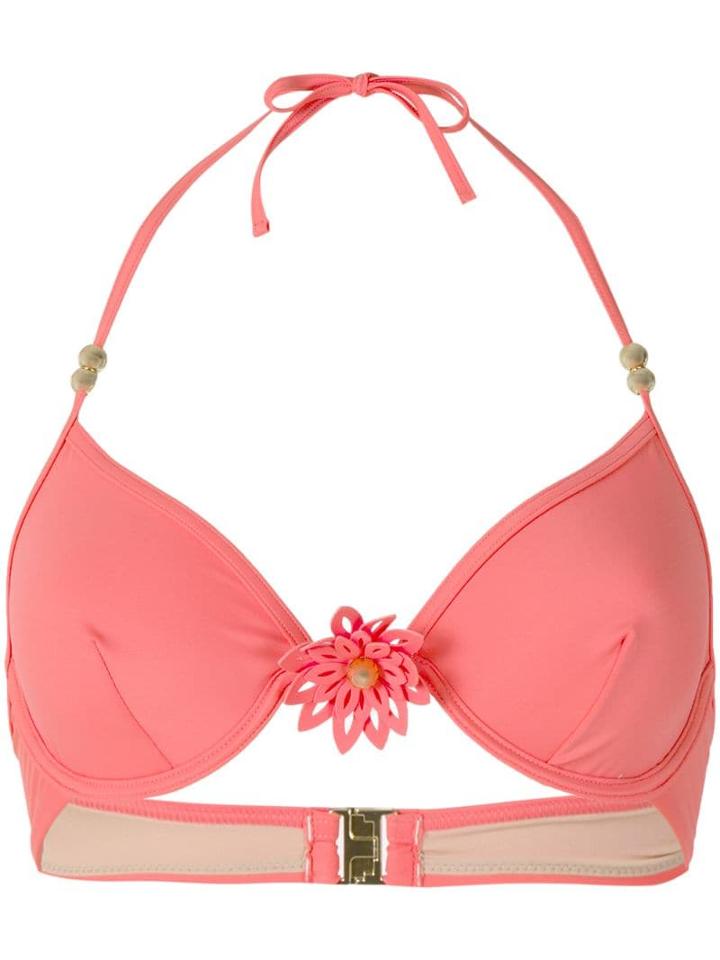 Marlies Dekkers La Flor Plunge Bikini Top - Yellow