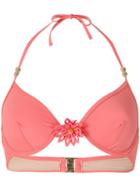 Marlies Dekkers La Flor Plunge Bikini Top - Yellow