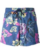 Etro - Tropical Print Swim Shorts - Men - Nylon - M, Nylon