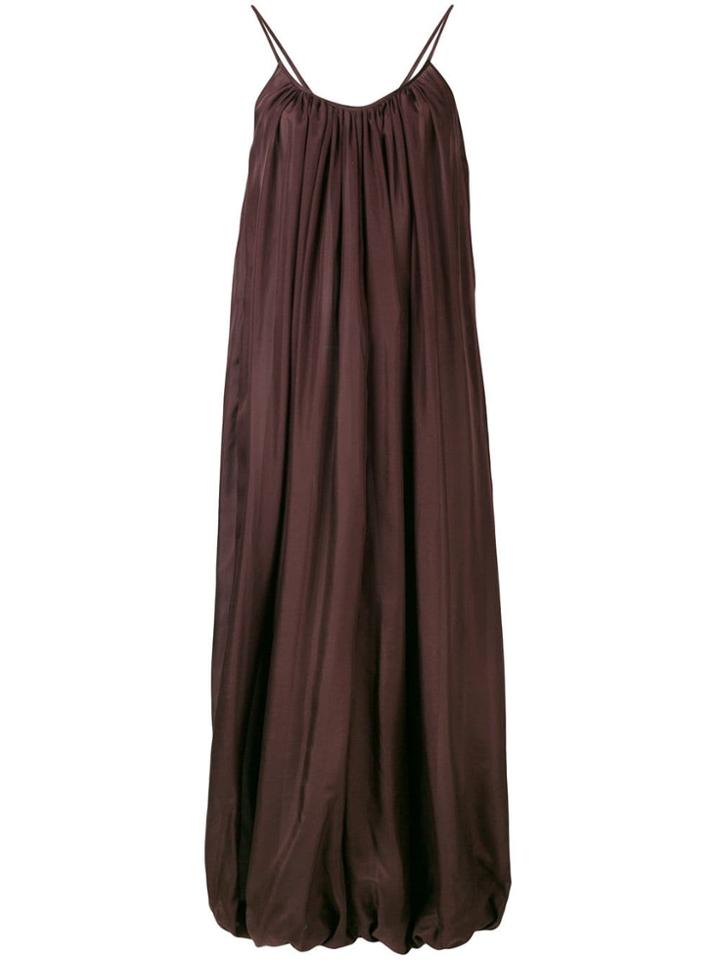 Kalita Tapered Long Dress - Brown