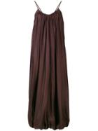Kalita Tapered Long Dress - Brown