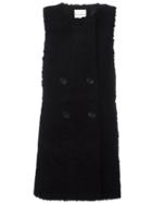 Each X Other Sleeveless Shearling Coat - Black