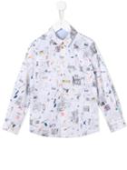 Paul Smith Junior Sketch Print Shirt