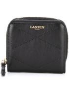 Lanvin Compact Quilted Purse, Women's, Black, Leather