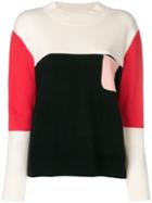 Chinti & Parker Colour Block Knitted Top - Multicolour