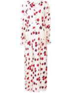 Self-portrait Floral Print Maxi Dress - White