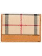 Burberry 'house Check' Cardholder - Nude & Neutrals