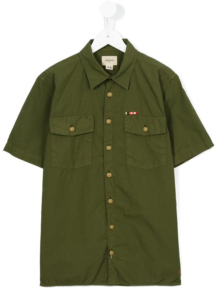 Bellerose Kids Shortsleeved Shirt, Boy's, Size: 16 Yrs, Green