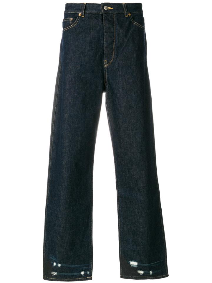 Golden Goose Deluxe Brand Street Raw Detail Jeans - Blue