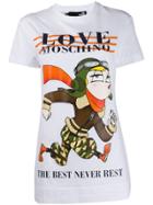 Love Moschino Printed Crewneck T-shirt - White