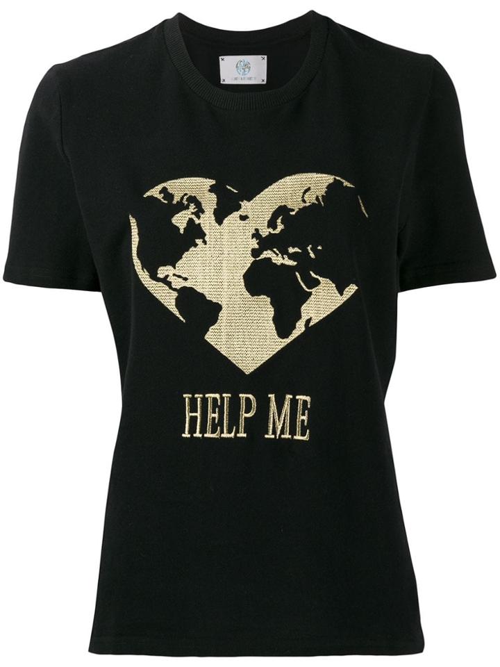 Alberta Ferretti Help Me T-shirt - Black