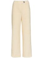 Mira Mikati Faux Shearling Trousers - Neutrals