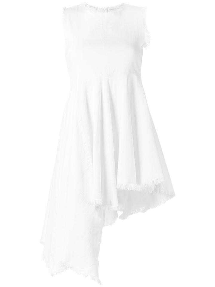 Olympiah - Asymmetric Dress - Women - Cotton/spandex/elastane - 36, White, Cotton/spandex/elastane