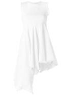 Olympiah - Asymmetric Dress - Women - Cotton/spandex/elastane - 36, White, Cotton/spandex/elastane