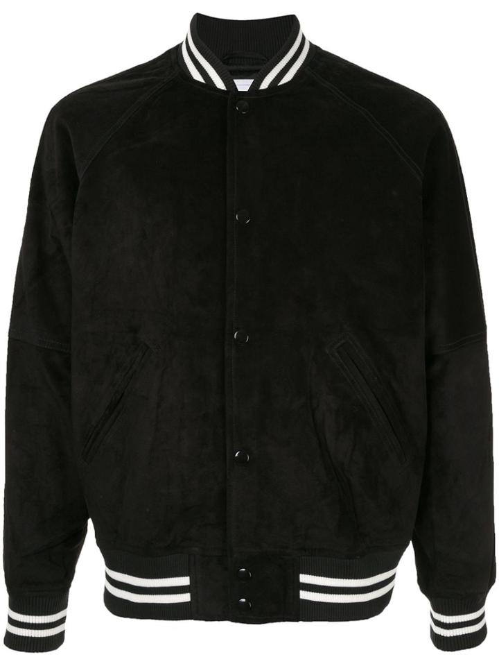 Supreme Logo Varsity Jacket - Black