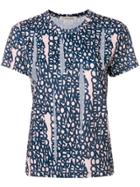 Comme Des Garçons Cut-out Logo T-shirt - Blue