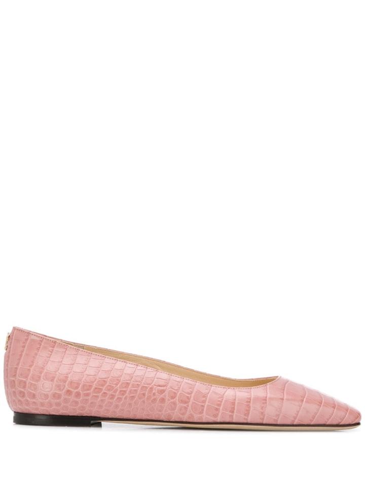 Jimmy Choo Mirele Ballerina Flats - Pink