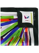Paul Smith Stripe Print Pocket Square, Men's, Silk