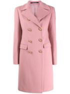 Tagliatore Double-breasted Coat - Pink