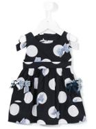 Lapin House - Polka Dot Dress - Kids - Cotton/spandex/elastane/tactel - 18 Mth, Blue