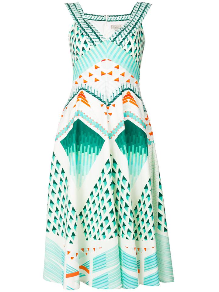 Temperley London Sunrise Dress - Green