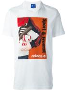 Adidas Originals '70's Catalog' T-shirt, Men's, Size: Large, White, Cotton