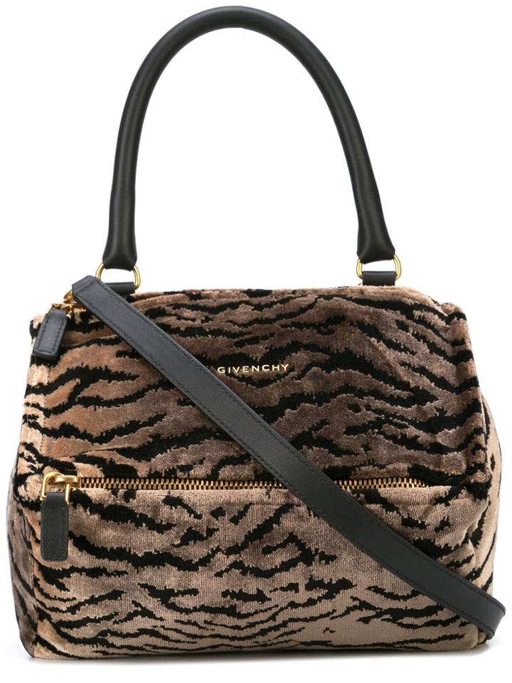 Givenchy Givenchy Bb500ab0aa Beige/black Synthetic->velvet - Brown
