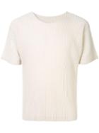 Homme Plissé Issey Miyake Micro-pleated Pullover - White