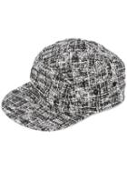 Overhead - Patterned Cap - Men - Cotton/nylon/spandex/elastane - One Size, Black, Cotton/nylon/spandex/elastane