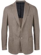 Eleventy Two Button Blazer, Men's, Size: 46, Brown, Silk/linen/flax/wool/cupro