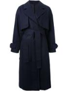 Le Ciel Bleu Oversized Silhouette Trench Coat