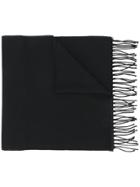Givenchy Knitted Tassel Scarf - Black