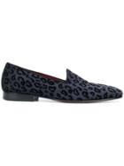 Leqarant Leopard Print Loafers - Grey