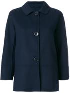 's Max Mara Three-quarter Sleeve Coat - Blue