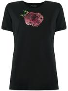 Dolce & Gabbana Sequin Embroidered T-shirt - Black