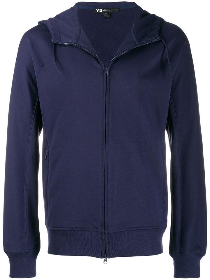 Y-3 Zipped-up Jacket - Blue