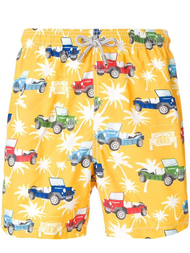 Mc2 Saint Barth Beach Buggy Swim Shorts - Yellow & Orange
