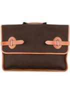 Hermès Vintage Buenaventura Briefcase Hand Bag - Brown