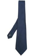 Z Zegna Zig Zag Jacquard Tie