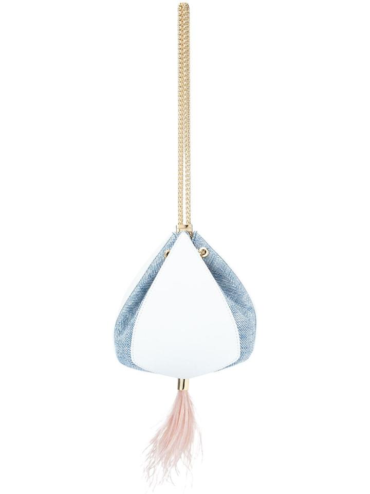 The Volon Cindy Feather Bag - White