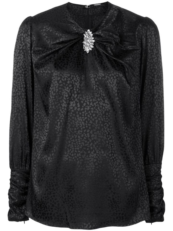 Dodo Bar Or Embellished Long-sleeve Blouse - Black