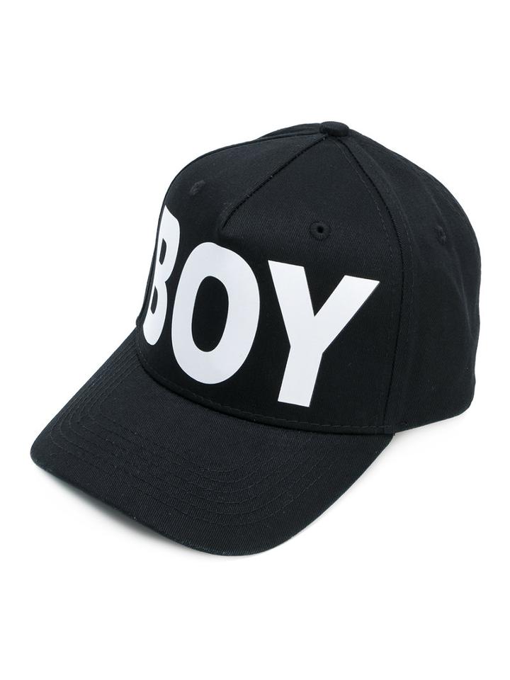 Boy London - Boy Cap - Kids - Cotton - One Size, Black