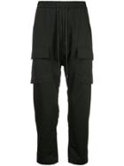 Juun.j Cargo Drop-crotch Trousers - Black