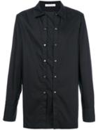 Delada - Buttoned Shirt - Men - Cotton - 2, Black, Cotton