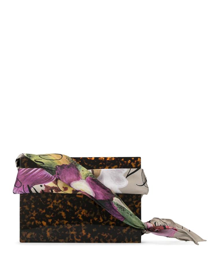 Montunas Tortoiseshell Scarf Bag - Brown