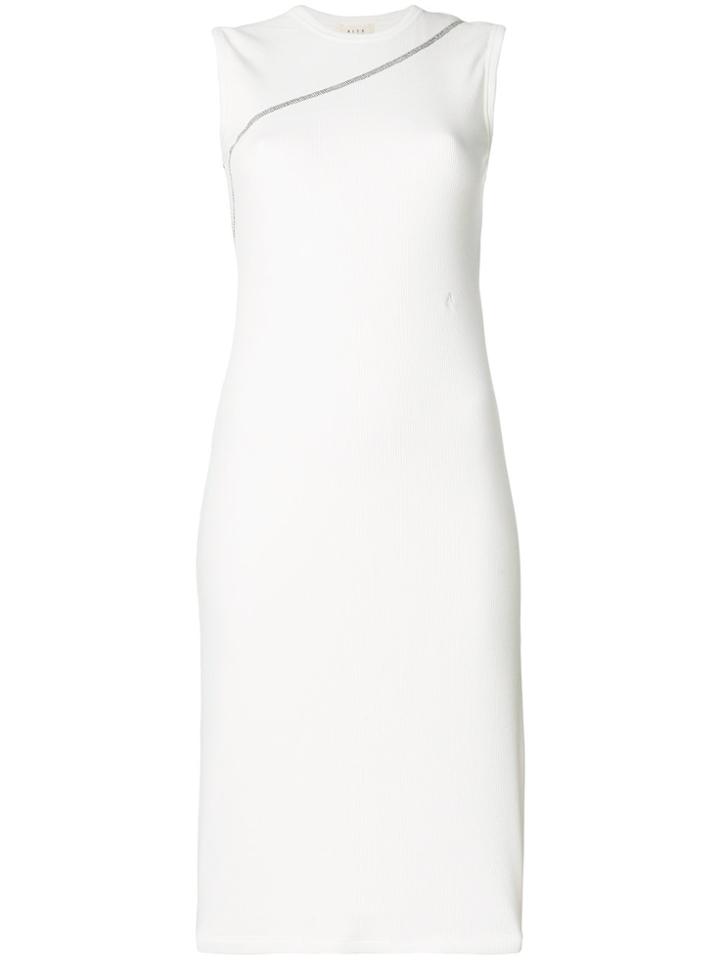 Alyx Ribbed Jersey Dress - White