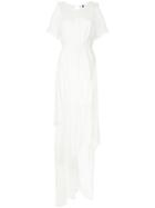 Taylor Open Intermittent Dress - White