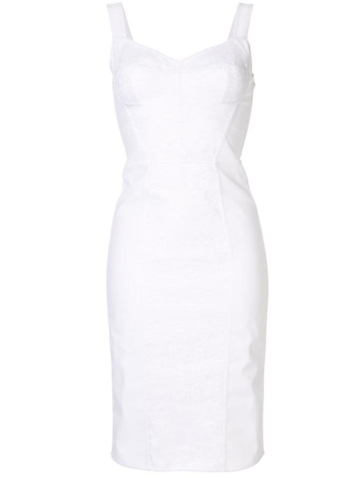 Dolce & Gabbana Corset Bustier Dress - White