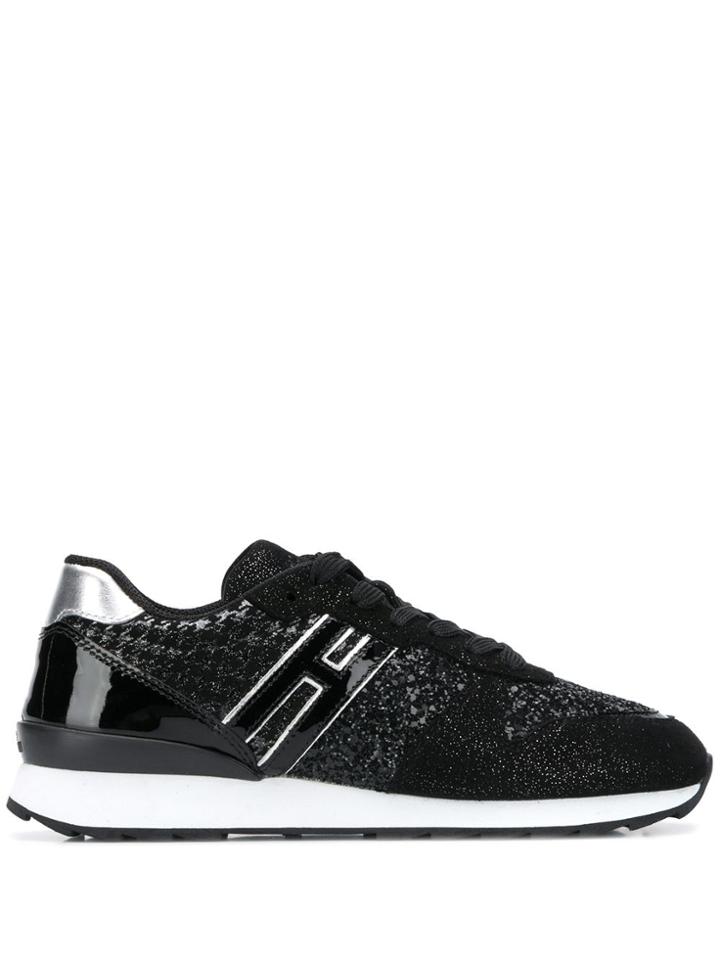 Hogan Wear2go Glitter Sneakers - Black